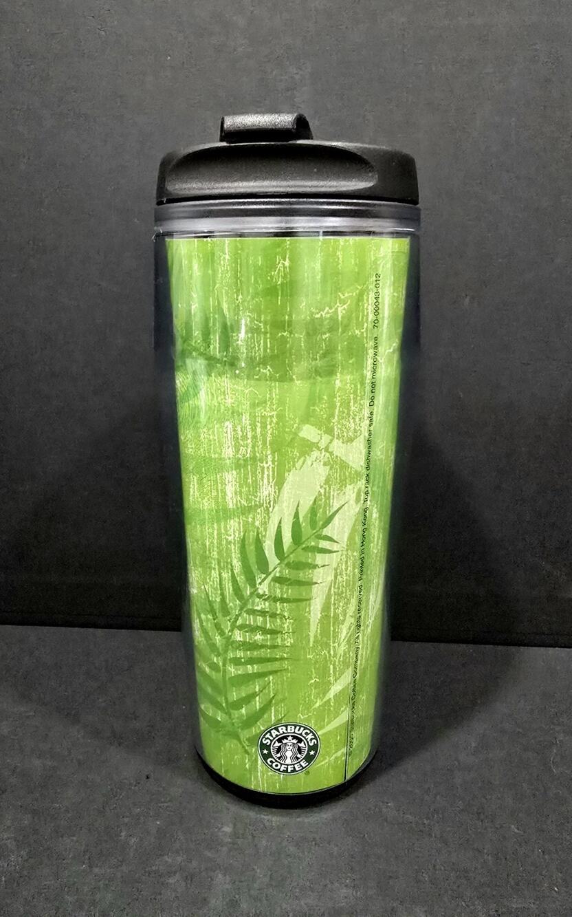 Starbucks 2004 Green Bamboo Leaves 16oz Tumbler BNWT - Rare!
